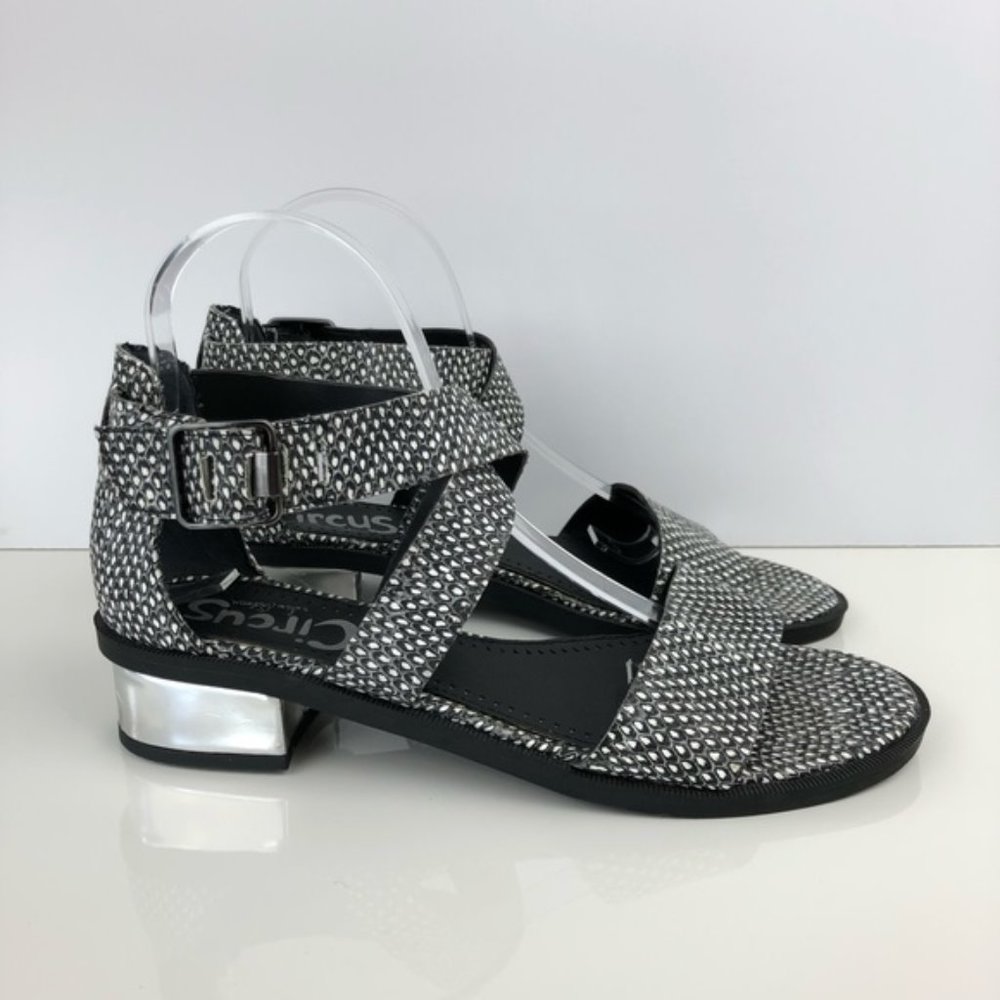 Circus by Sam Edelman Faux Snakeskin Sandal Size 8